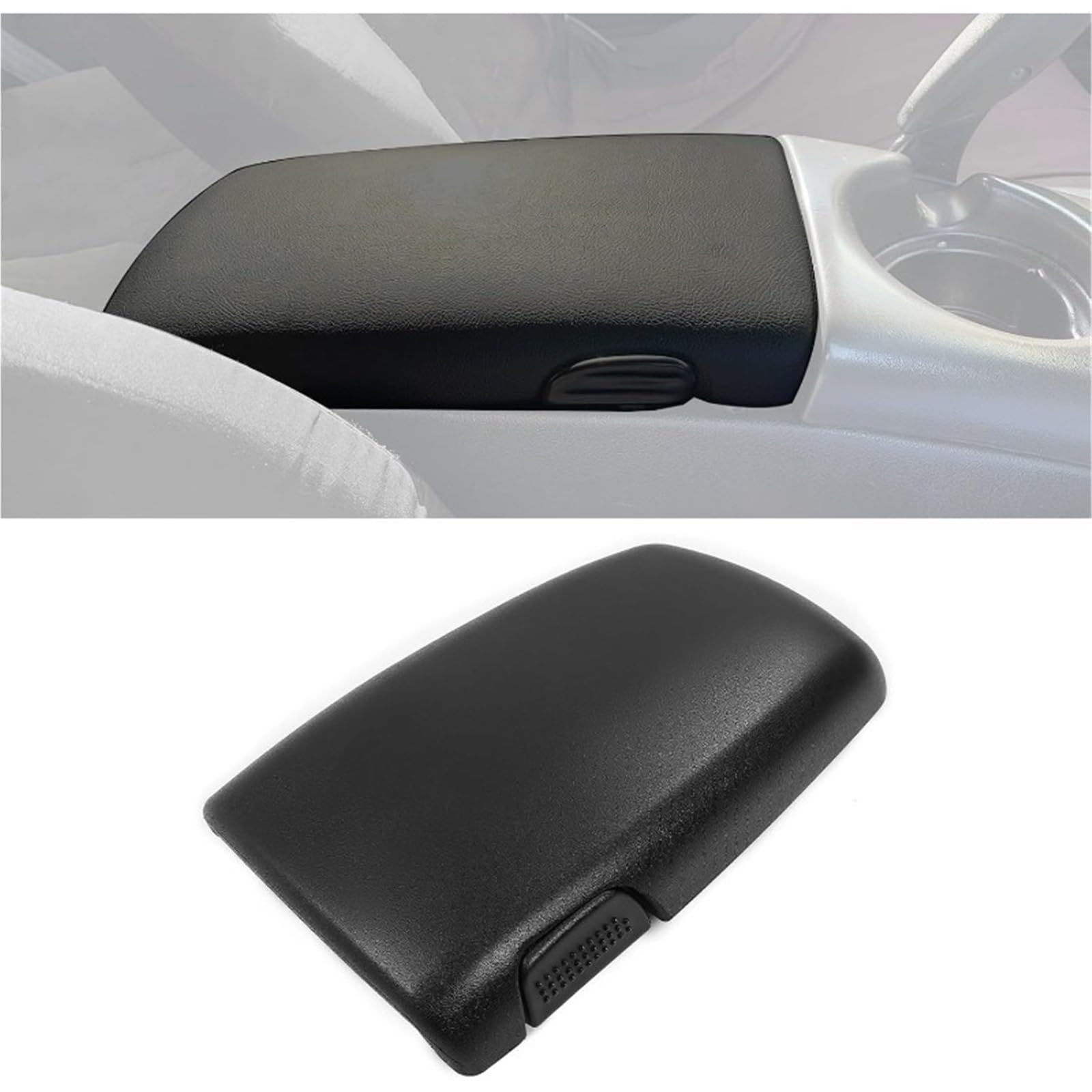 Per Camaro Per Pontiac Per Firebird 1997-2002: coperchio della console centrale in plastica nera di ricambio per bracciolo 10421355(Black)