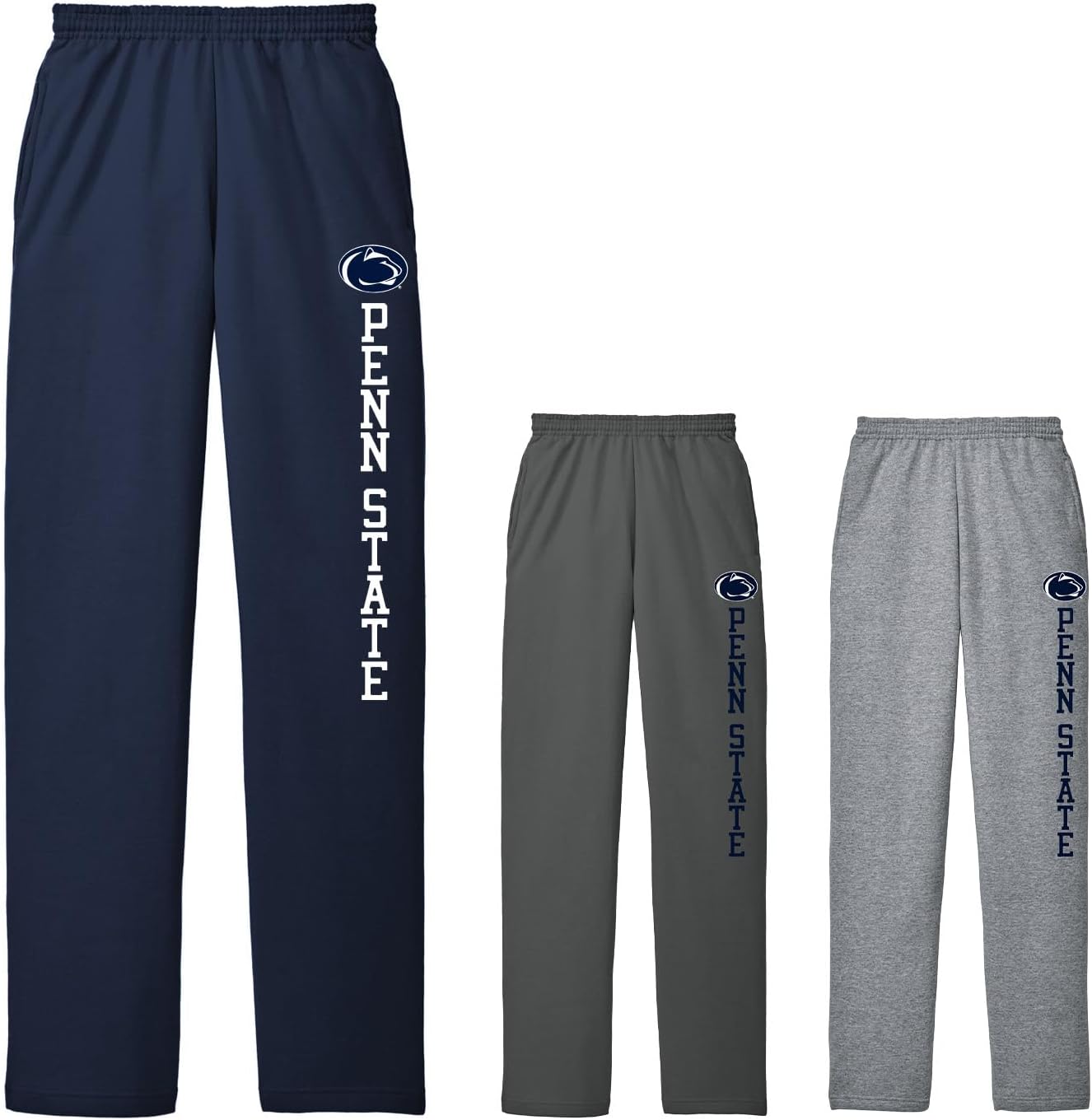 Penn State Officially Licensed PS Leg Open Bottom Sweatpants