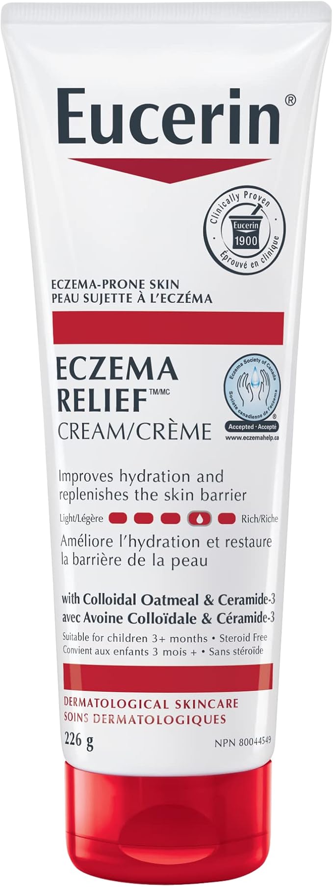 EUCERIN Eczema Relief Moisturizing Body Cream for EczemaProne Skin Face & Body, 226g Amazon
