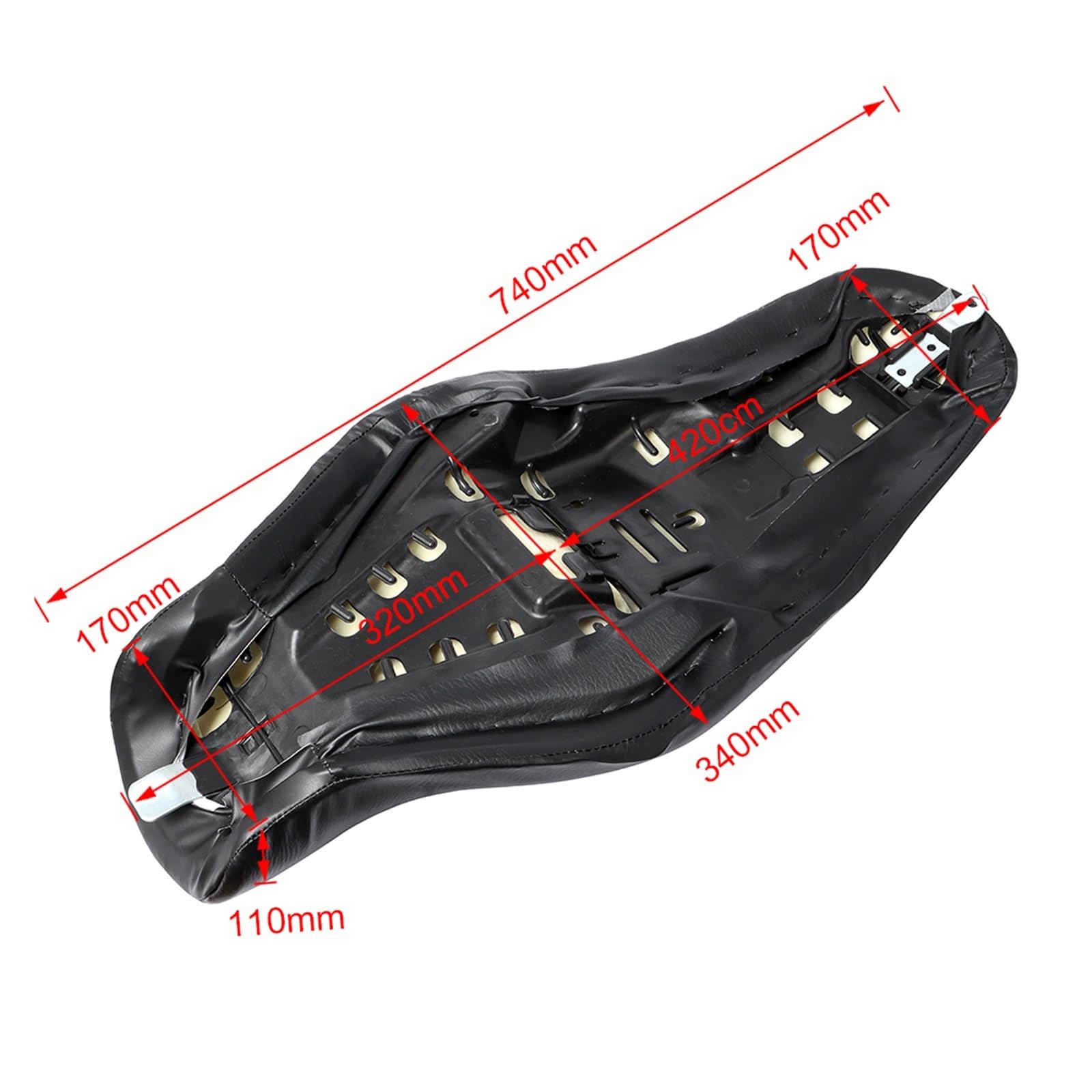 Sedile Passeggero Conducente Sedile Passeggero Posteriore Per Conducente Moto Per Sportster XL 883 1200 48 Accessori Accessorio Parti Di Ricambio(B G)