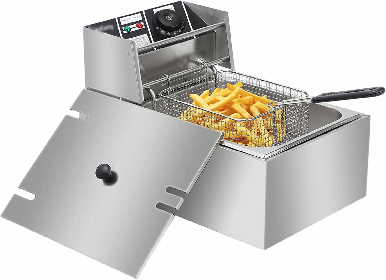 Friteuse de comptoir grande pour la maison et repas de famille conviviaux