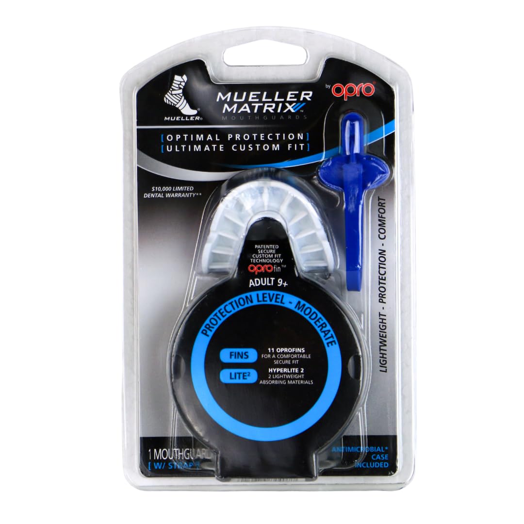 Mueller Matrix Moderate Mouthguard: Youth (Red)