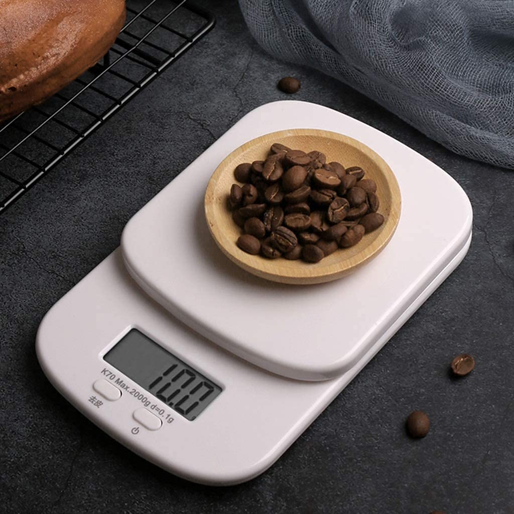 Bilance elettroniche per Cucina Bilancia Elettronica da Cucina, Display LCD per Cottura Peso degli Alimenti Controllo ad Alta precisione delle Calorie Pesatura,Green