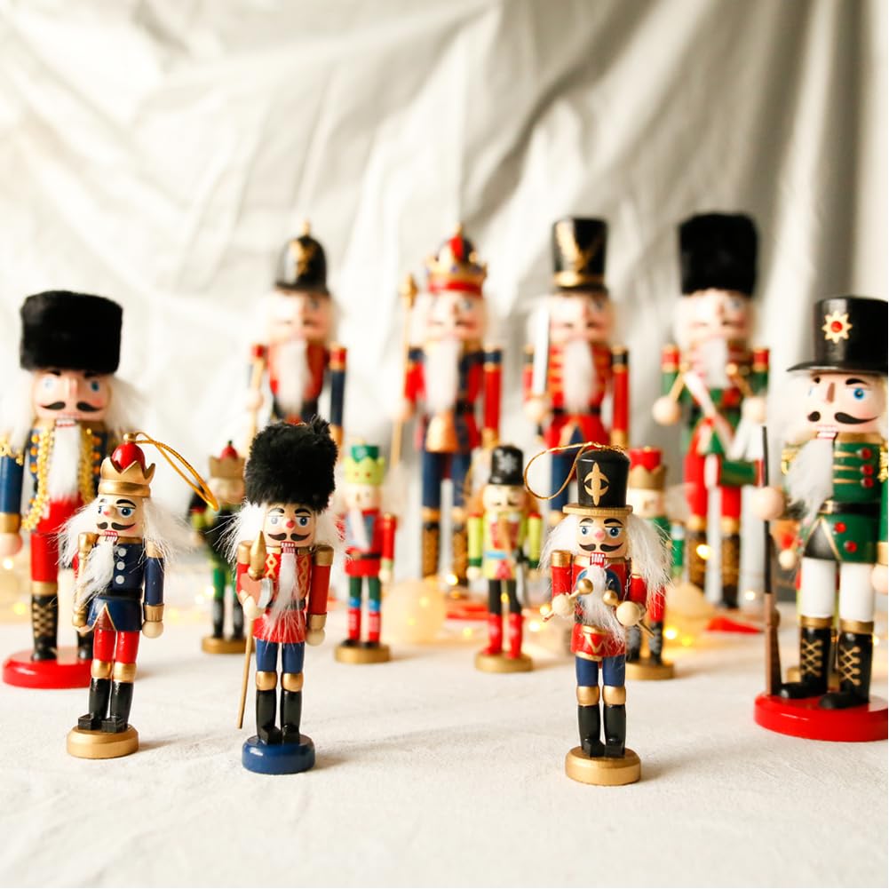 Jetec Nussknacker-Kugelschreiber Set – 50 Stifte Mit Weihnachtskarten, Für Geschenke & Partys (10 Designs)
