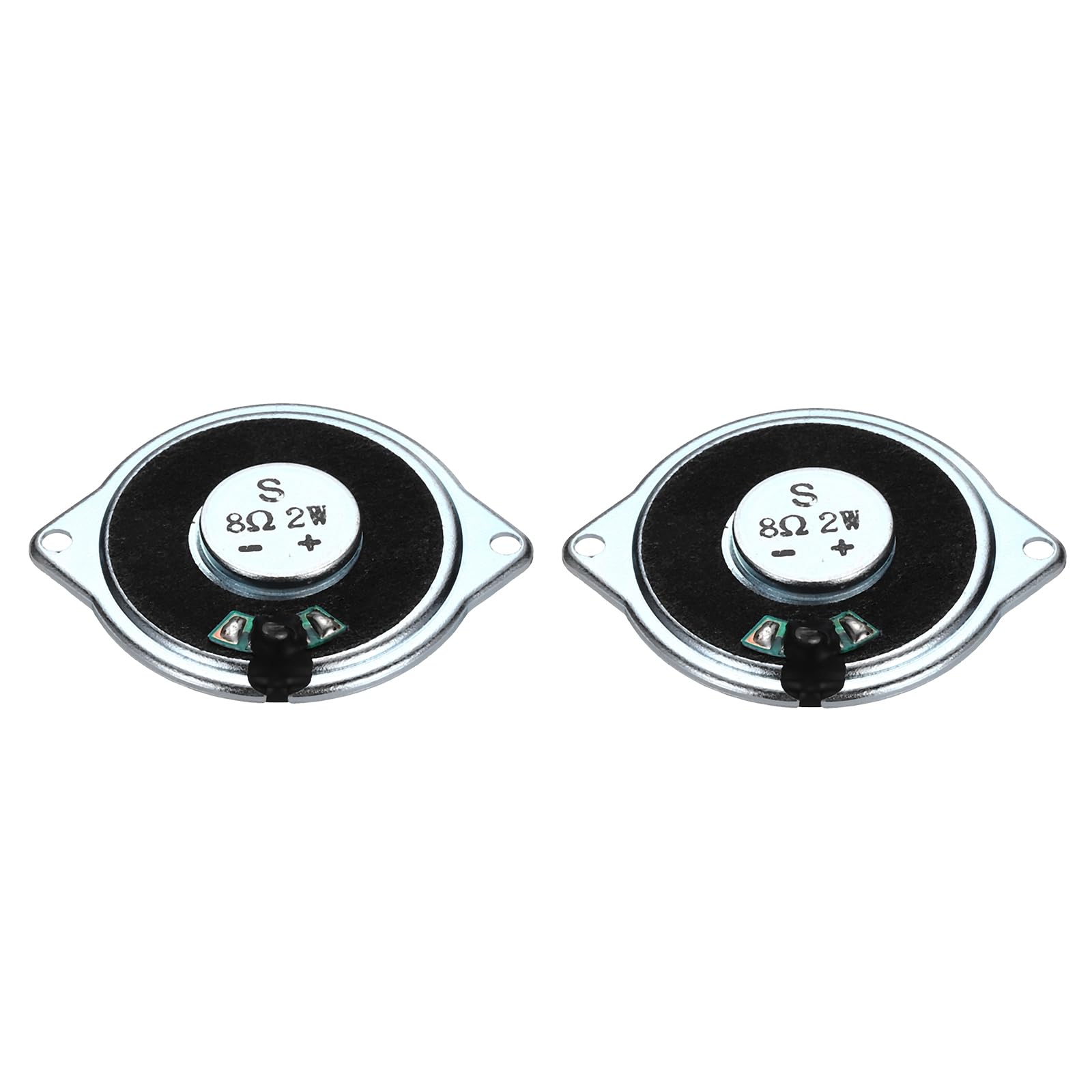 QUARKZMAN 2Pz 2W 8 Ohm Mini Altoparlante-Guscio Auricolare Metallico Interno Micro Magnete Speaker Per Piccoli Altoparlanti-DVD EVD Multimediale Mobile Radio
