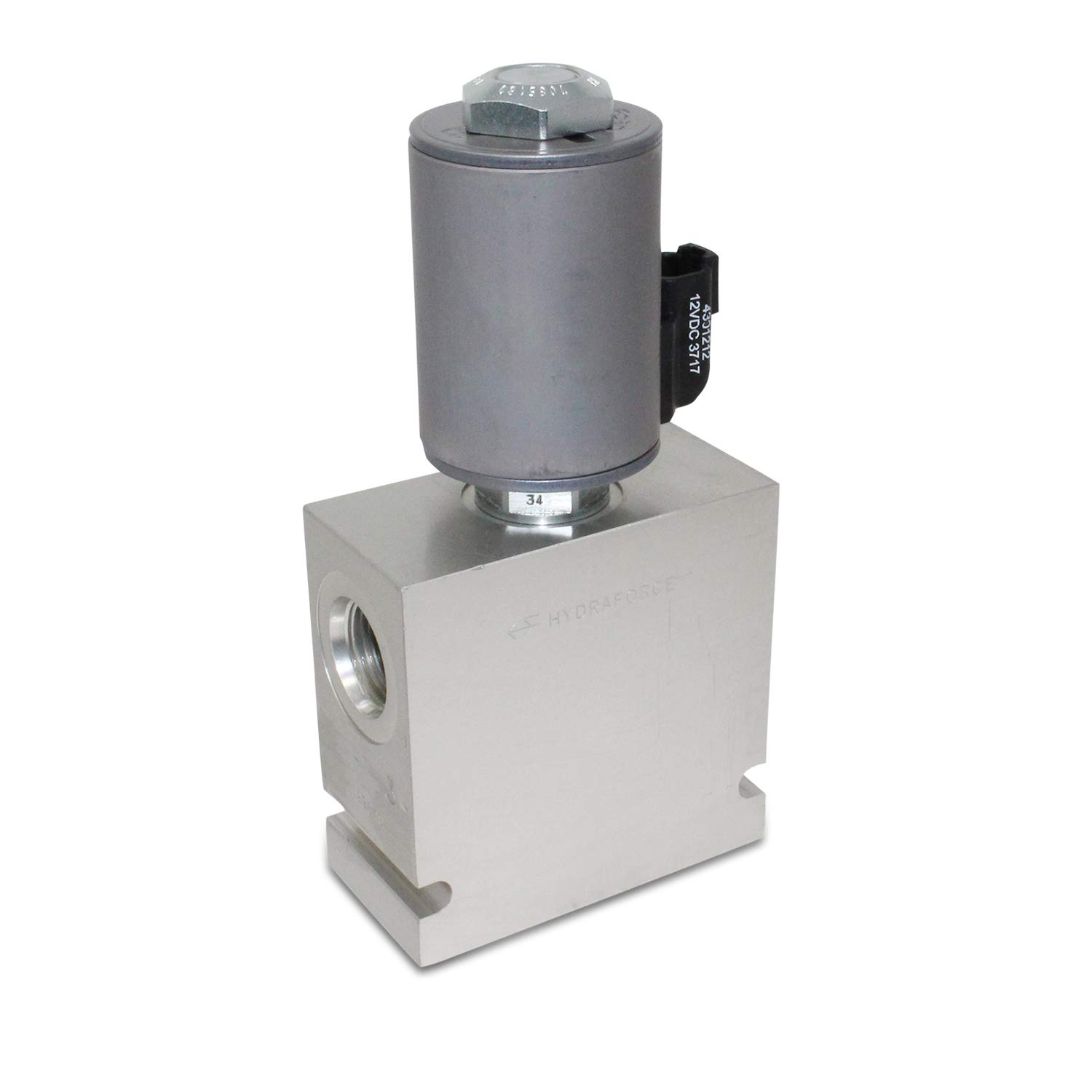 Hydraulic Selector Diverter Valve, 3Way, 12 SAE Ports, 16 GPM, 12v DC