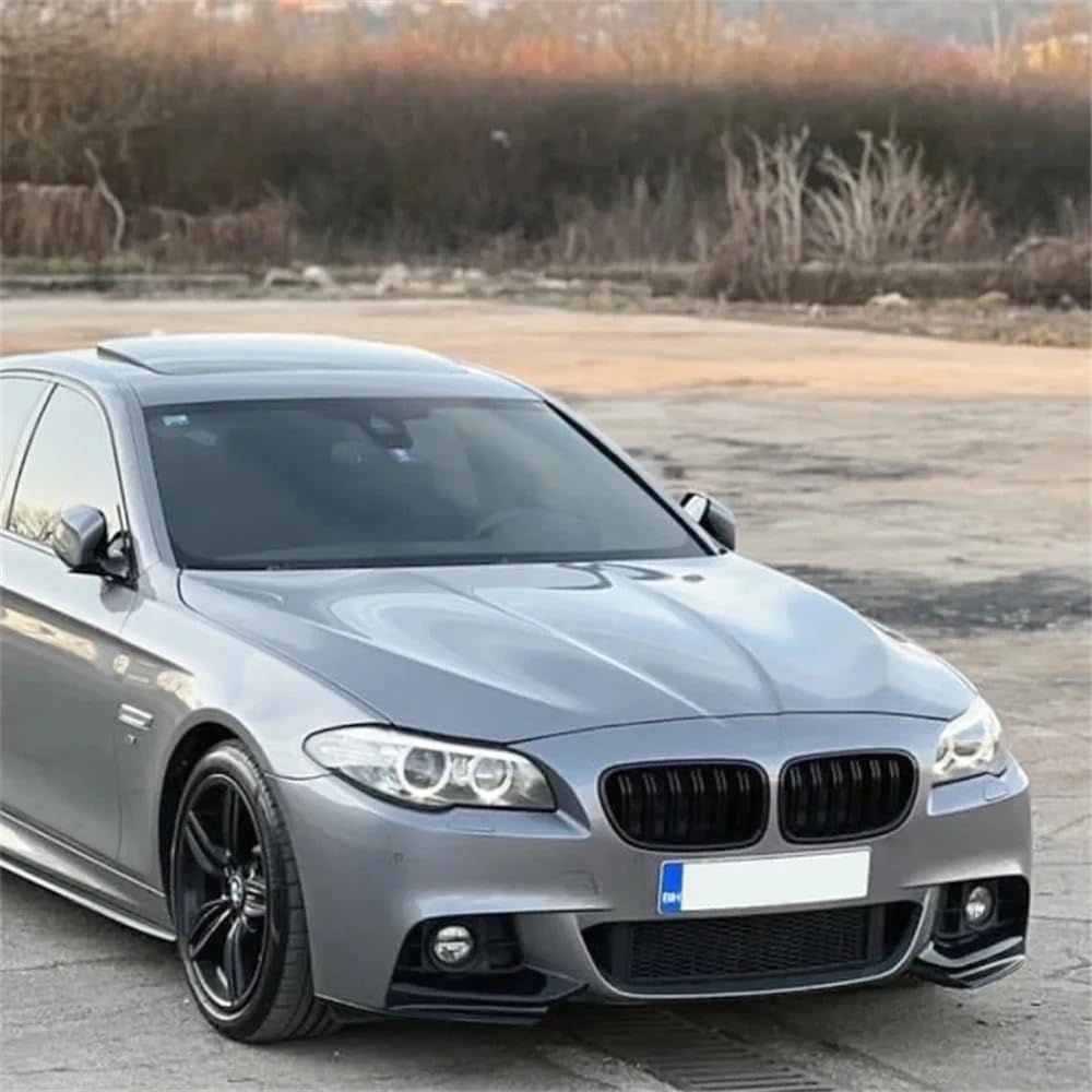 Spoiler dachowy Pasuje do F10 F11 M Sport serii 5 520i 530i przedni zderzak część rozdzielająca nakładki zderzaka Spoiler 2011-2017 1 para zestawy karoserii dyfuzora(Carbon fiber pattern)