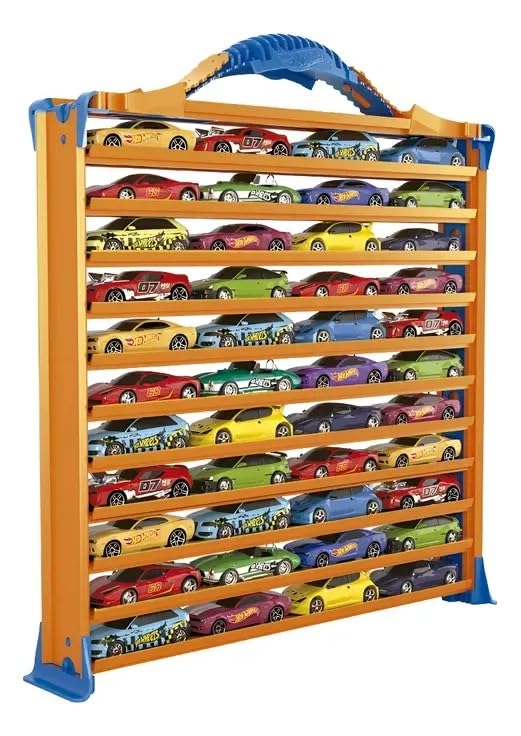 Hot Wheels track organization storage system