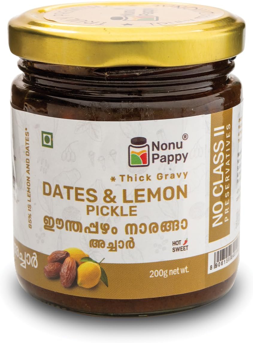 Nonu Pappy - Dates & Lemon Pickle (400g)
