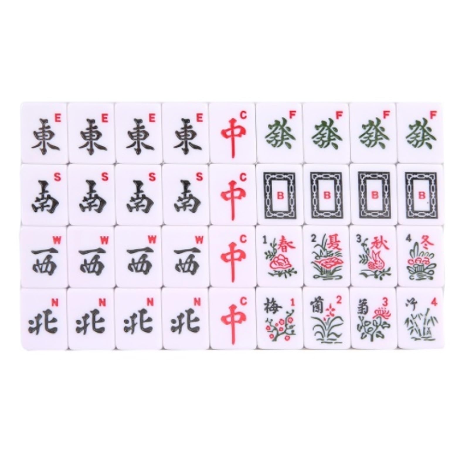 Chinesisches Mahjong Mah Jong, Chinesisches Mahjong, Klassisches Mahjong-Set, 144 Spielsteine ​​mit 2 Würfeln, for Zuhause, Familie, Wohnheim, Party Für Familie Reise Spiel