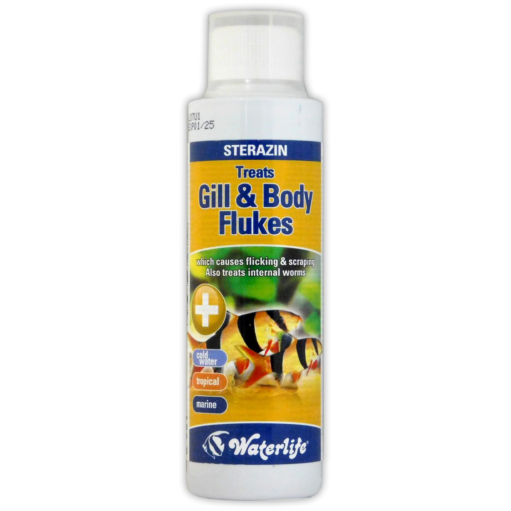Waterlife Sterazin P Gill/Body Flukes Treatment For Pond Fish