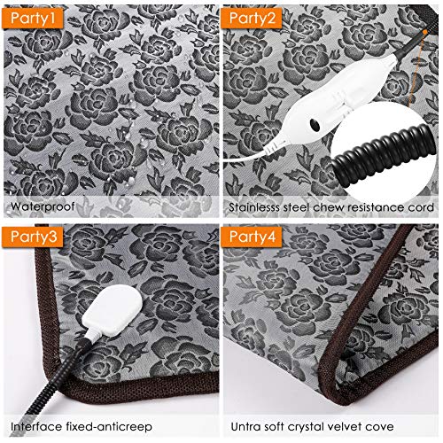 Unknowns Pet Heating Pad Large Dog Heating Pad Electric Cat Heating Mat Xxl Pet Heated Bed Dog Warming Pad With Chew Resistant Cord And Waterproof Layer #TOP3