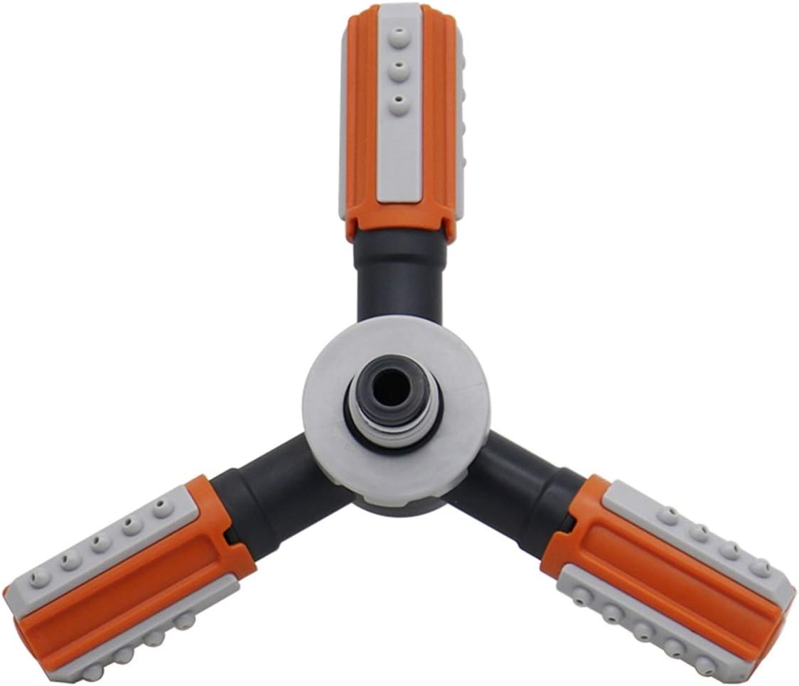 Gardening Irrigation Dripper Adjustable Three-arm 360-degree Rotating Sprinkler for Garden Agriculture Lawn Grass Irrigation Automatic Rotating Watering Sprinkler