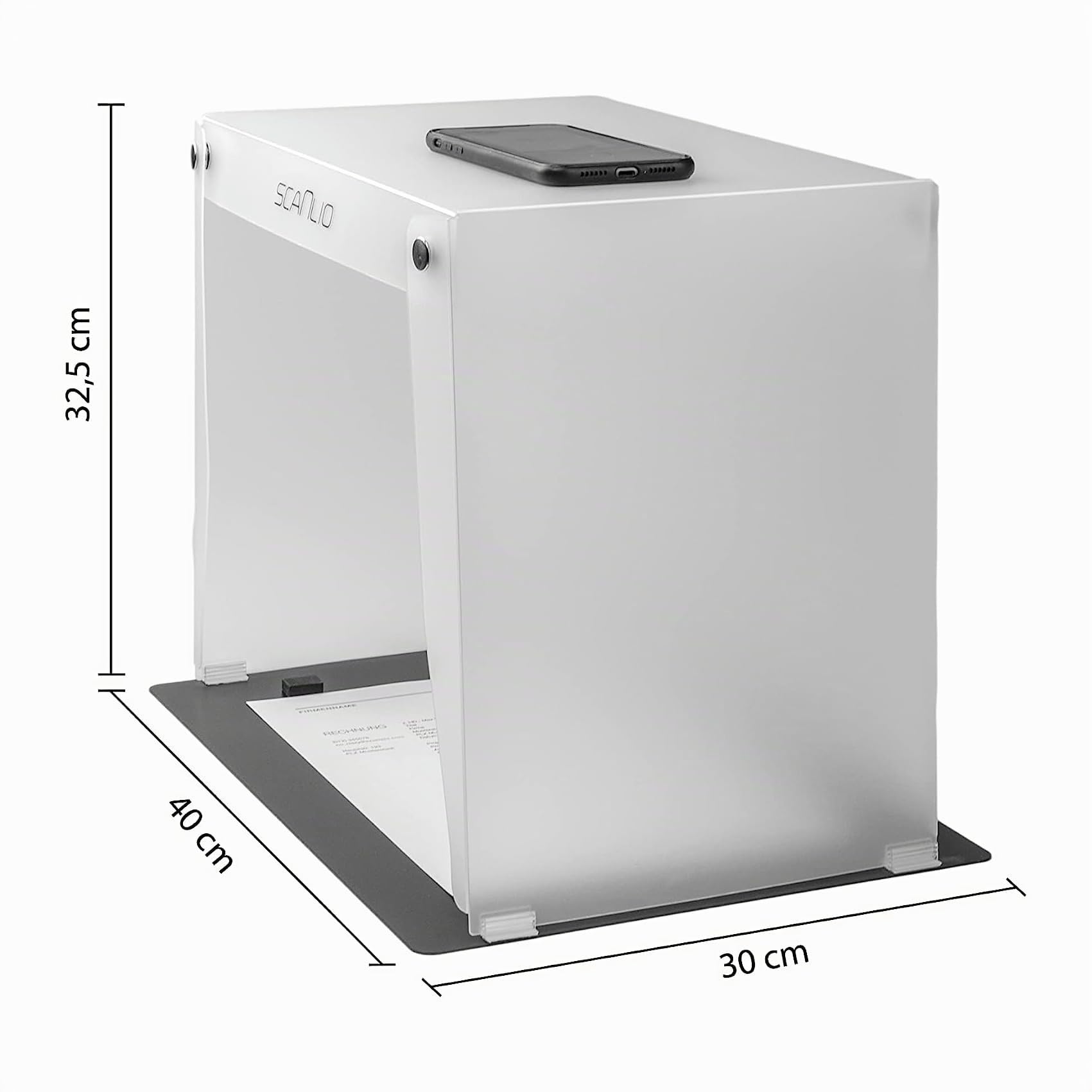 Pro Caja de escaneo Plegable Soporte para escáner de móvil