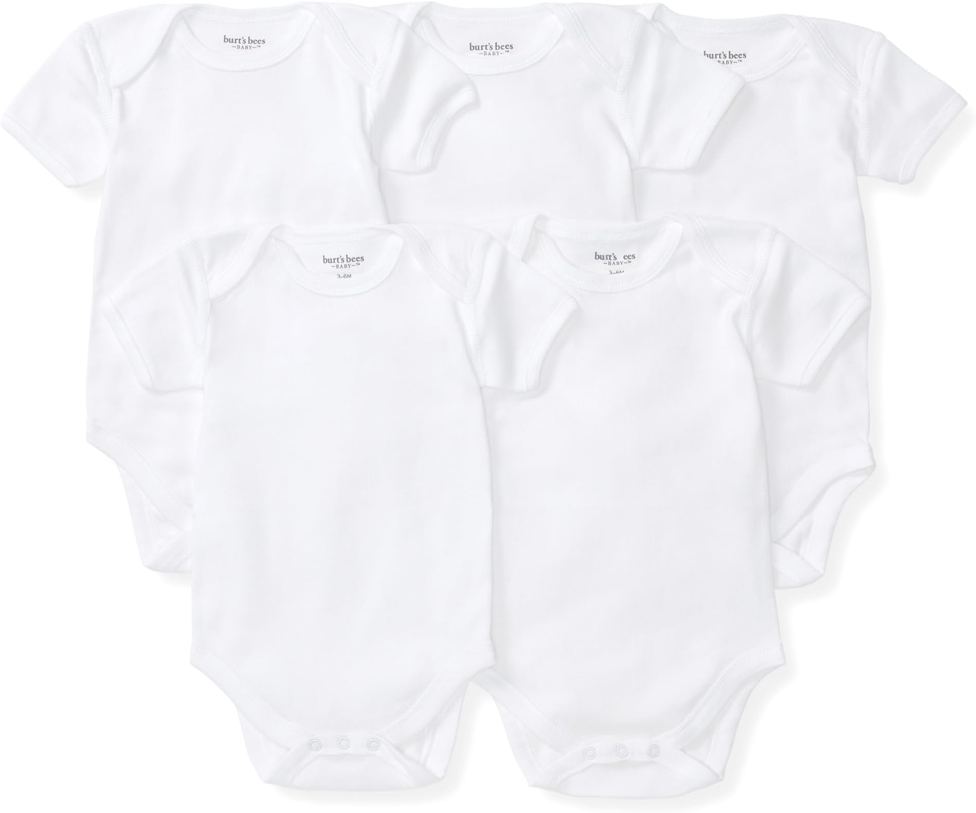 Bodysuits, Short Sleeve and Long Sleeve One-Pieces, 100% Organic Cotton
