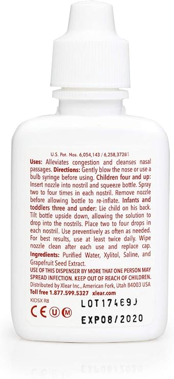Xlear Kid's Sinus Care Spray - .75 oz, Pack of 3