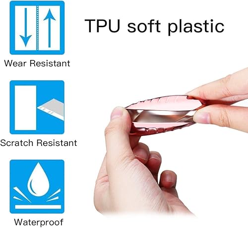 Miniatura 6 de QBUC Funda para llavero Nissan, 3, 4, 6 botones, con llavero, llavero de repuesto (azul brillante)