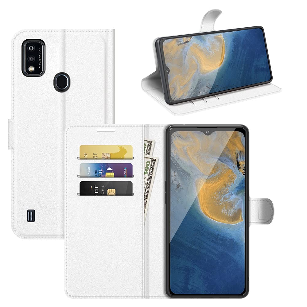Custodia Personalizzata Per ZTE Blade A51 Con Foto E Scritta – Cover A Portafoglio In Pelle PU Con Slot Porta Carte, Protettiva E Stilosa