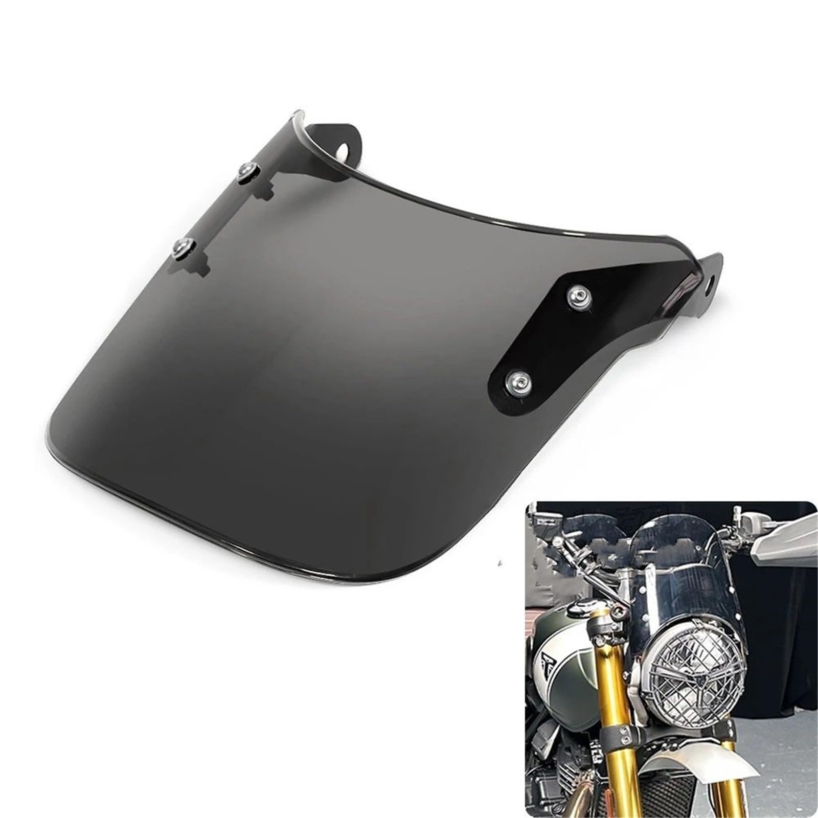 Przednia szyba motocyklowa Szyba przednia motocyklowa pasująca do Speed 400 Scrambler 400X Scrambler400X 2024-2025 deflektor wiatru spojler przepływ powietrza