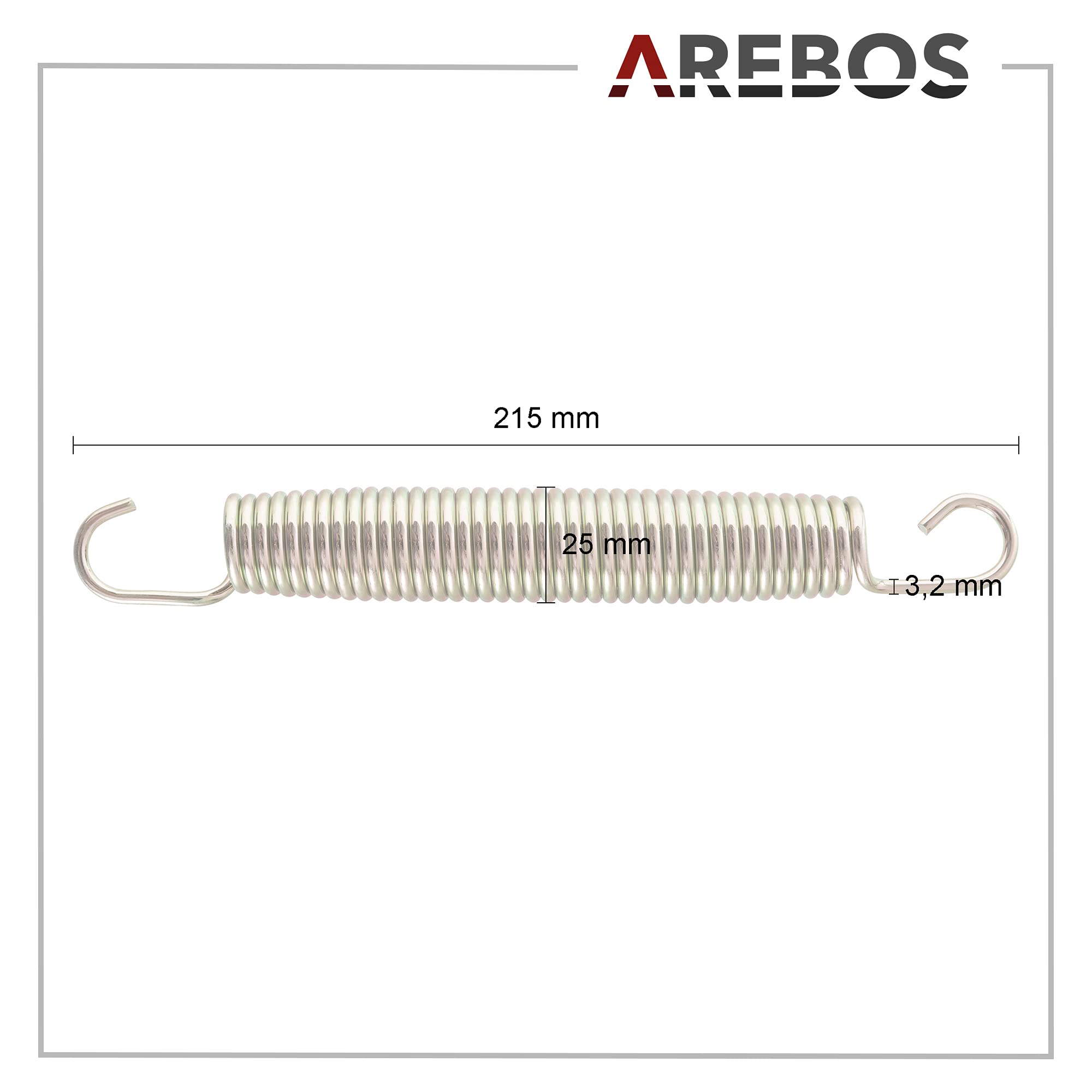 walexo Involucro per trampolino (molle di trazione) – Acciaio