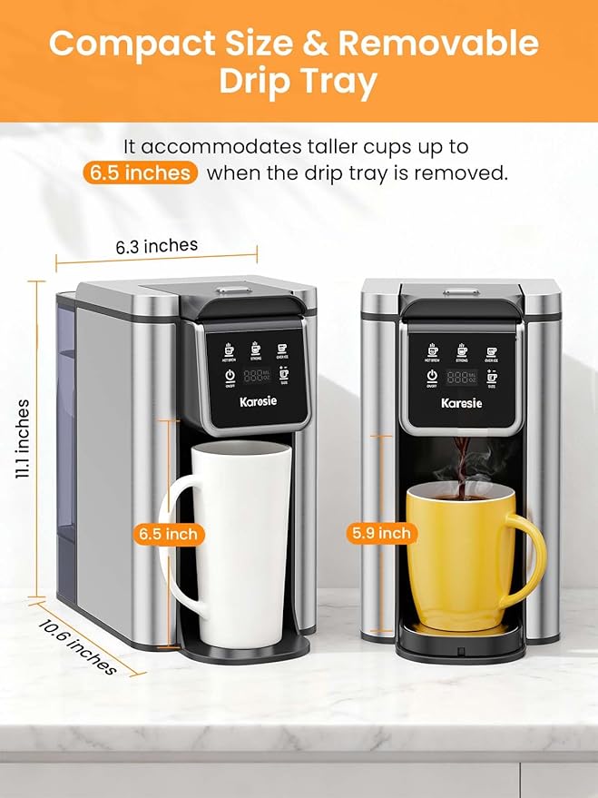 Cafetera de Goteo para Cápsulas y Café Molido, Capacidad 1.48L miniatura 2