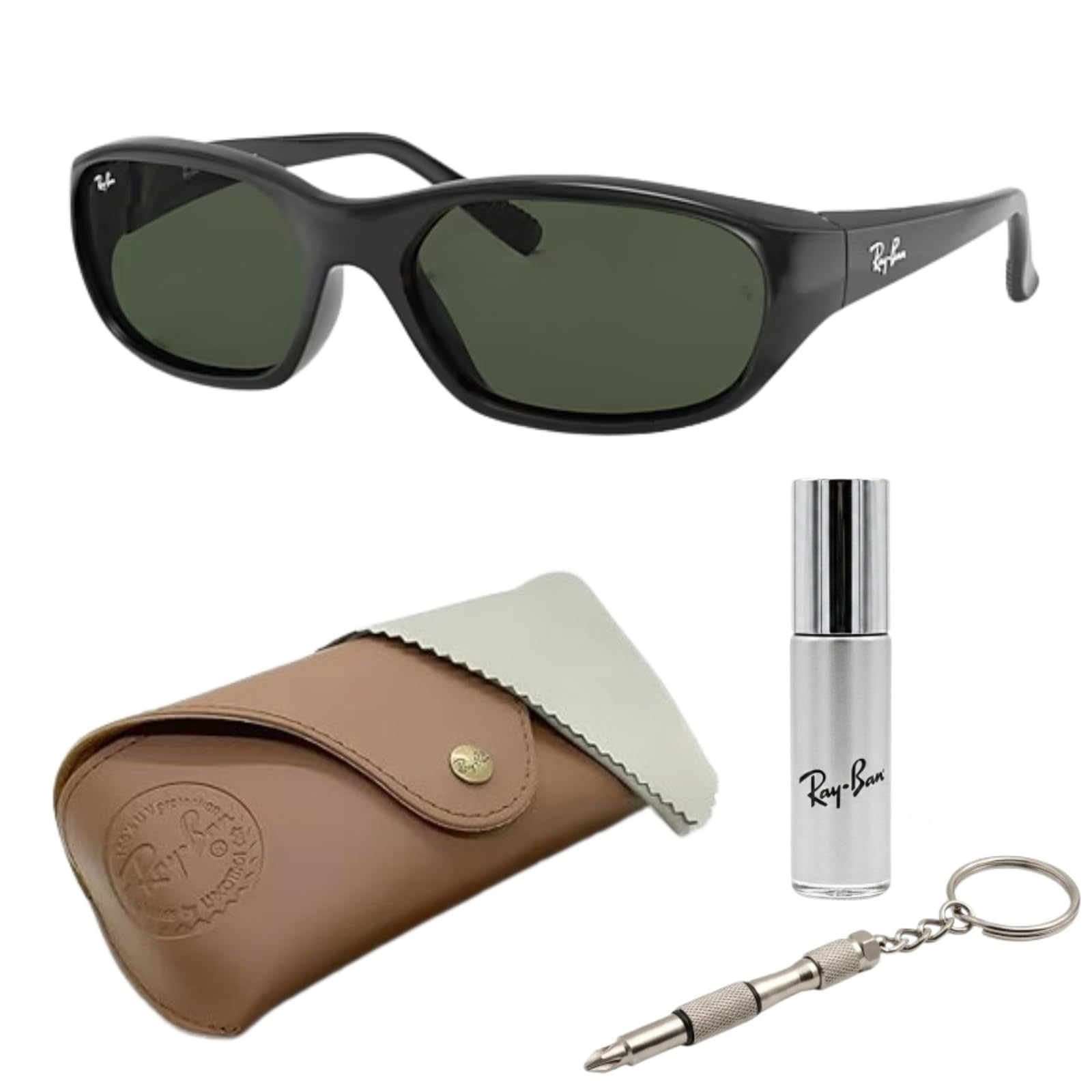 Amazon | Ray-Ban RB2016 DADDY-O II 長方形サングラス アイウェア