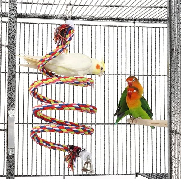 Cage à Oiseaux Grande 3 Niveaux avec Échelles Métal Volière Extérieur Pied Roulette 81 x 46,5 x 175,5 cm Noir