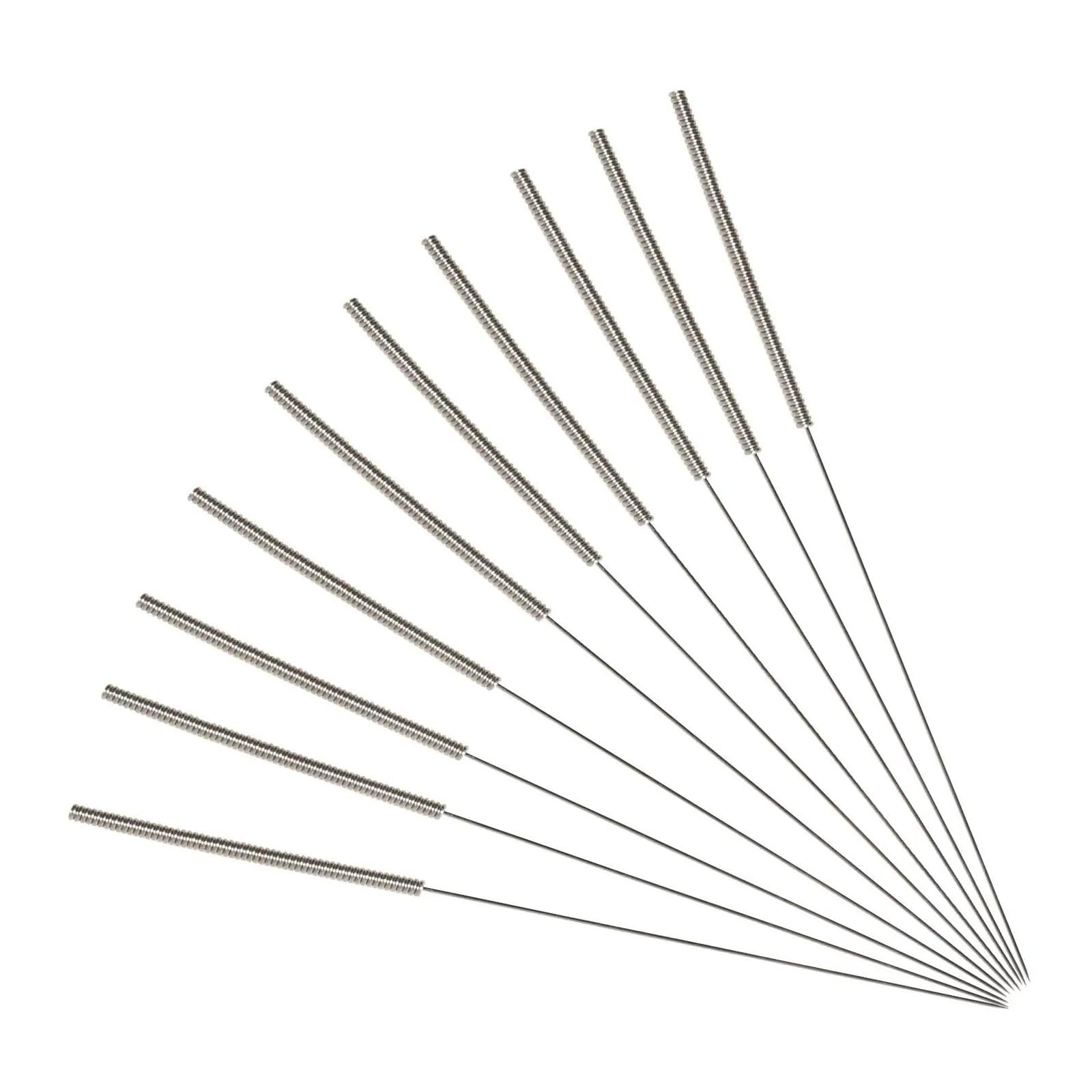 Jeu d'aiguilles en acier inoxydable, for l'entretien des buses d'imprimante, plusieurs tailles de diamètre 0,2 à 1, mm, paquet 10(0.8mm 10pcs)