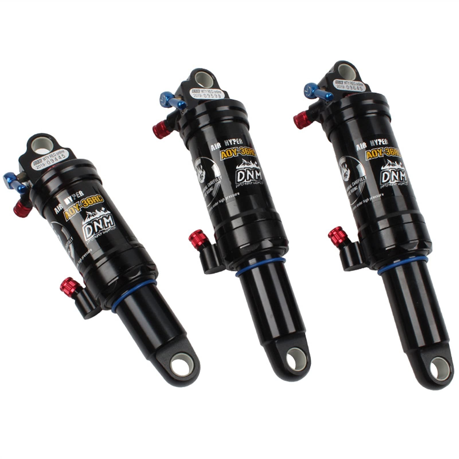 Amortiguadores Traseros, Amortiguadores Montaña Bike Air Shock Trasero 165 mm 190 mm 200 mm MTB MTB Downhill Shock Trasero con Bloqueo