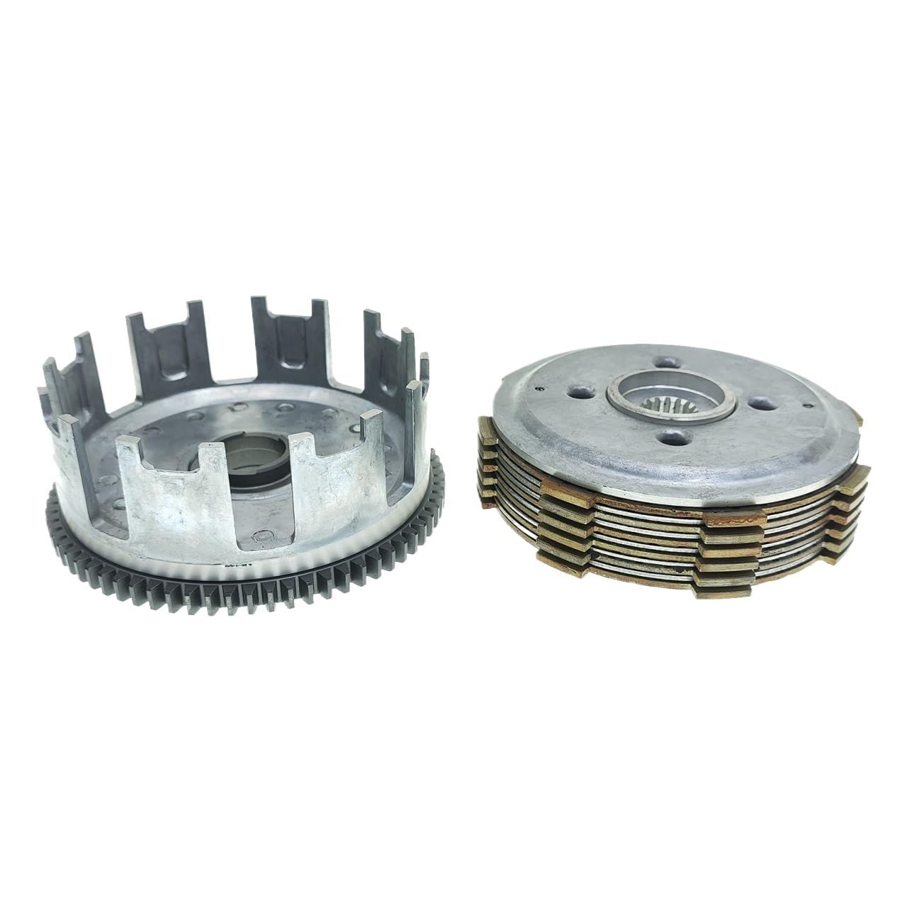 Bqwyedpl One Set Sealed Housing Fit For Bajaj Pulsar 200Ns Rs200 Ns200 As200 200 Ns As Rs 200 Ju551413 Ju551404 36Jl0005 Outer Clutch Assembly Assy Kit Transmission Housing(One Set)