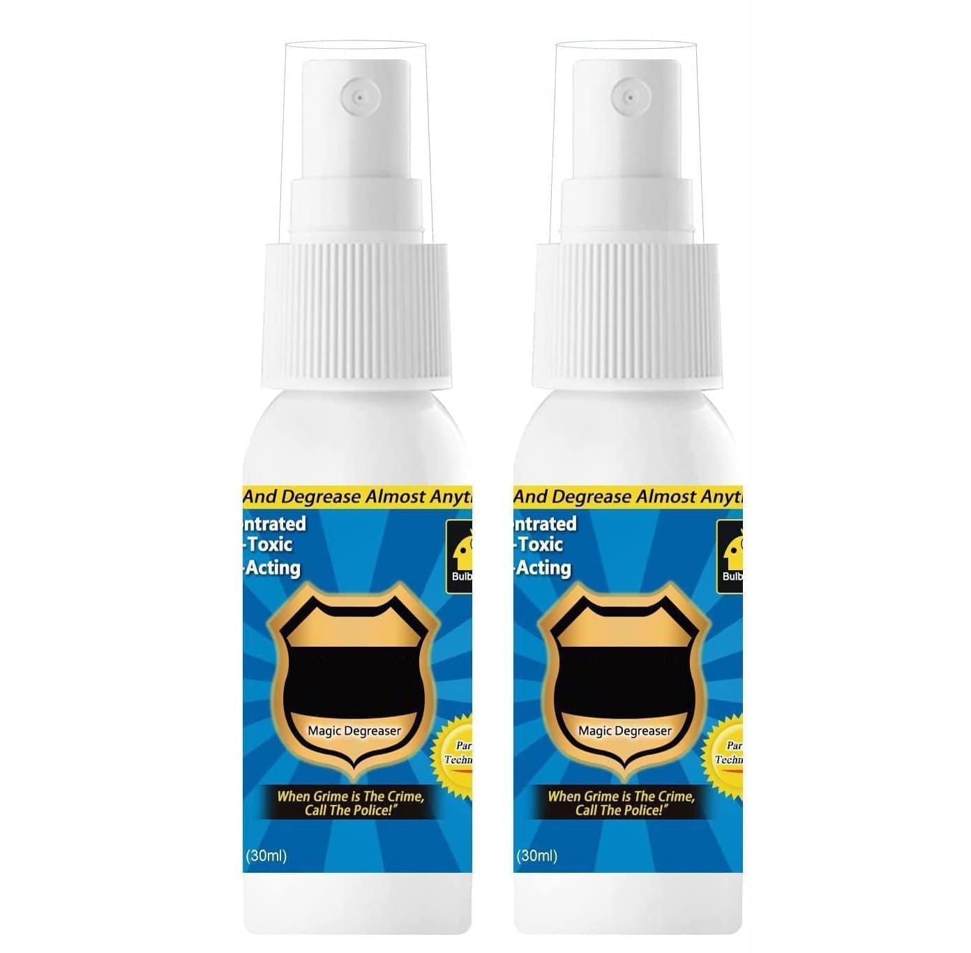 Magic Degreaser Cleaner Spray, 2 PCS, Cleaner Spray, 2024 New Kitchen Cleaner Sprays Degreaser, Kitchen Cleaner Sprays Degreaser, Cleaner, Multi Purpose Wash Free Cleaning(30ML)