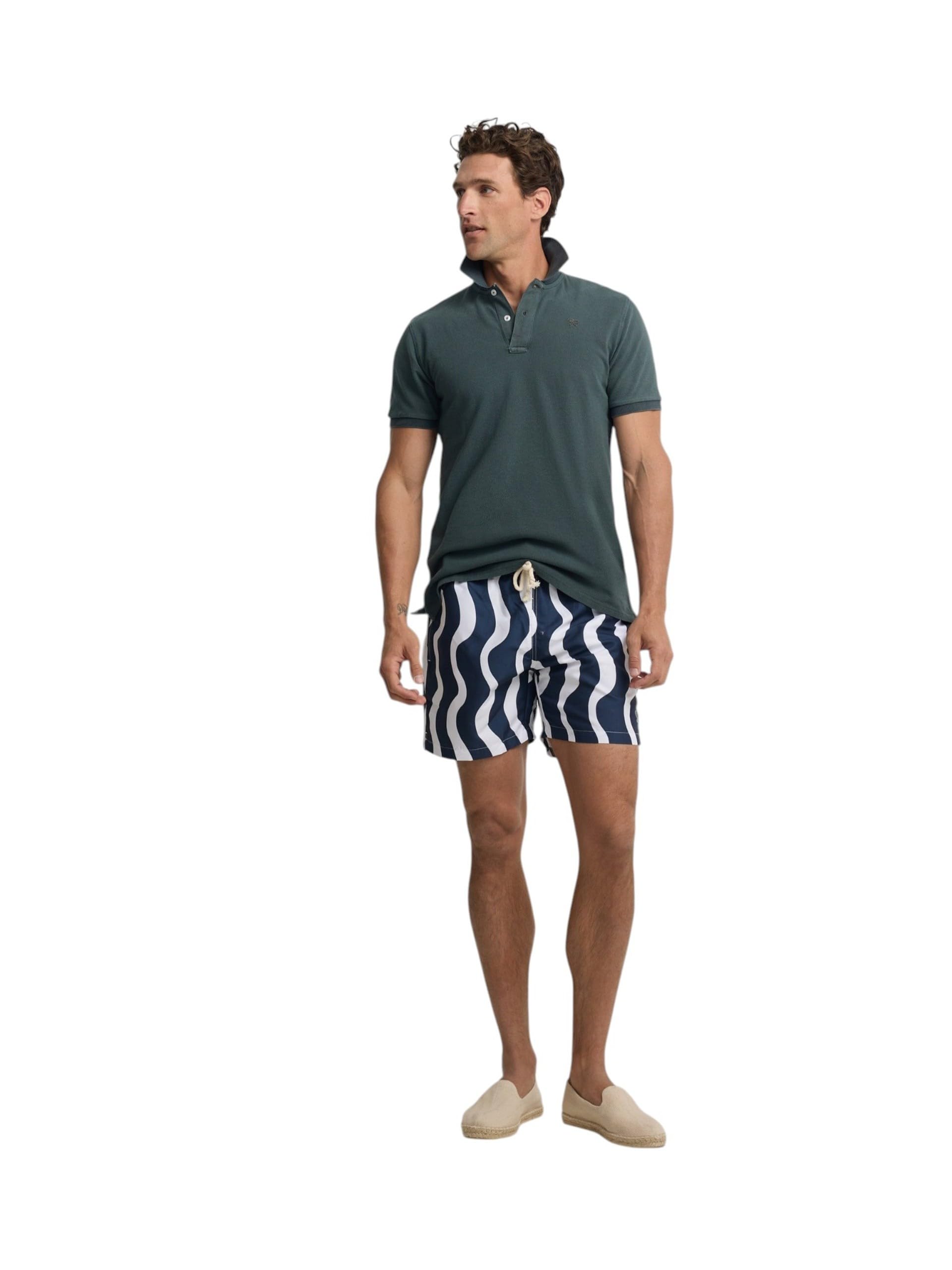 SILBON Bañador Waves Bicolor para Hombre