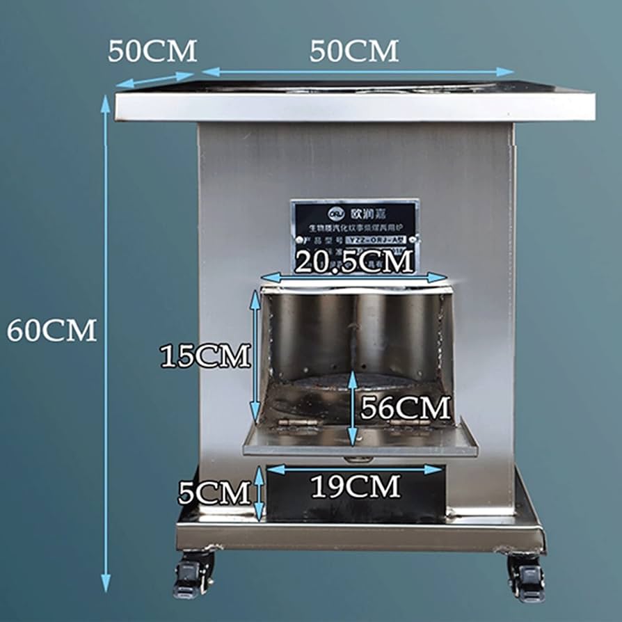 Amazon.co.jp: 大型薪ストーブ、移動式薪ストーブ、ステンレス製