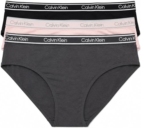 Calvin Klein Womens Carousel Logo Cotton Bikini-Panty