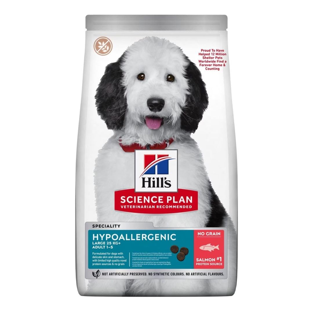 HILL'S ADULT CANINE HYPOALLERGENIC LARGE SALMONE 12 KG