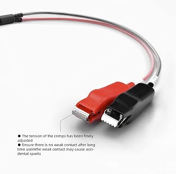 Fishing Cable Battery Connecting Line Double Connectors 9.84FT for Daiwa/Shimano Electric Fishing Reels
