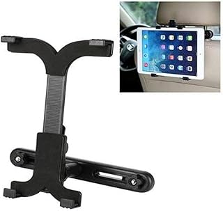 حامل تابلت وشاشة للسيارة يثبت على مسند الرأس خلف الكرسى ، متوافق مع جميع الاجهزة اللوحية حتى مقاس عرض 24 سم قابل للدوران والتعديل- من كابر مصر 2020
