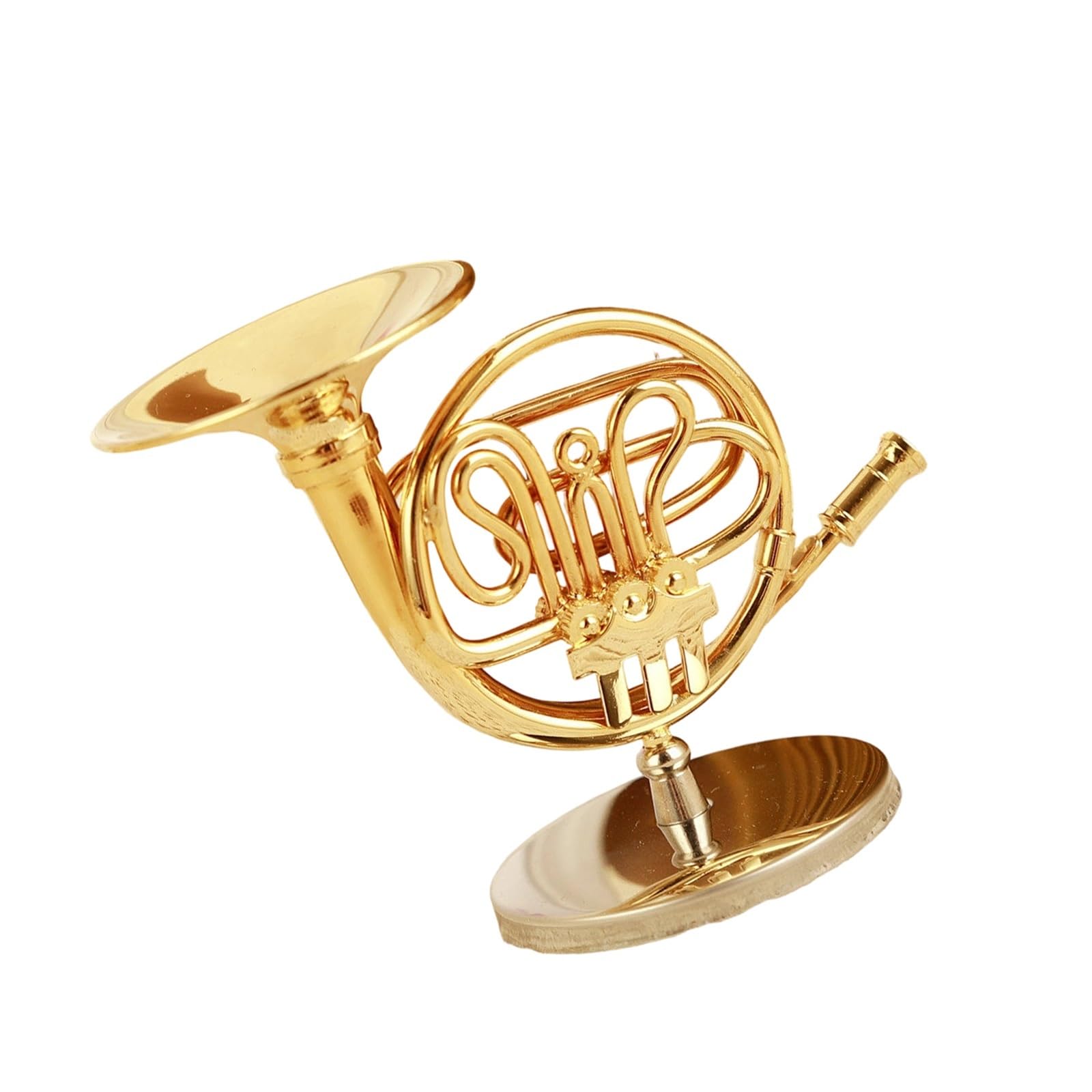 ZXFJYUIP Wind Instrument Model Ornaments Trumpet French Horn Trombone Saxophone(2)