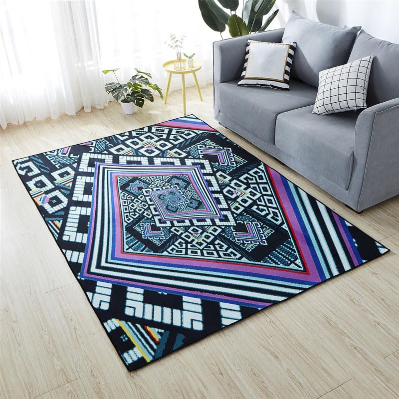 Tapis illusion 3D abstrait pour dynamiser le sol de votre bureau