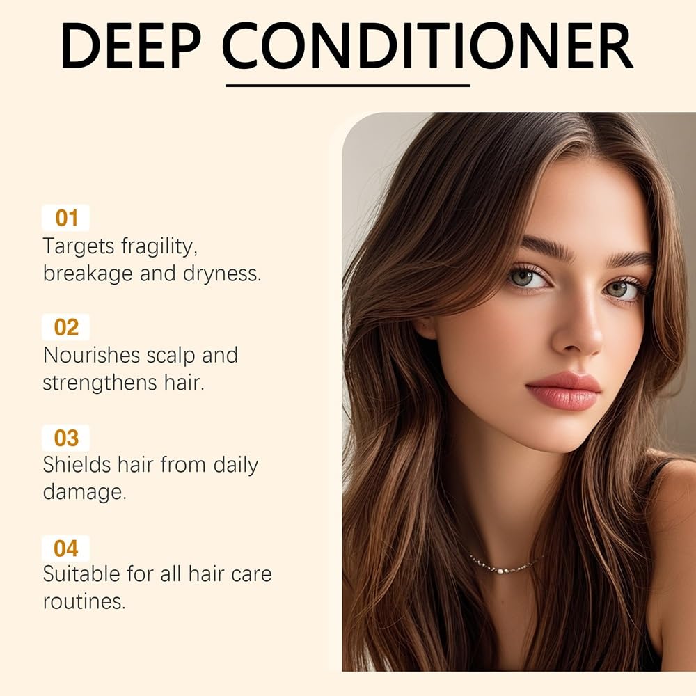 Maschera balsamo for capelli a risciacquo idratante profonda