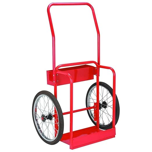 Gas Welding Cart Hauler Oxygen Acetylene Tanks Equipment Tools Shop