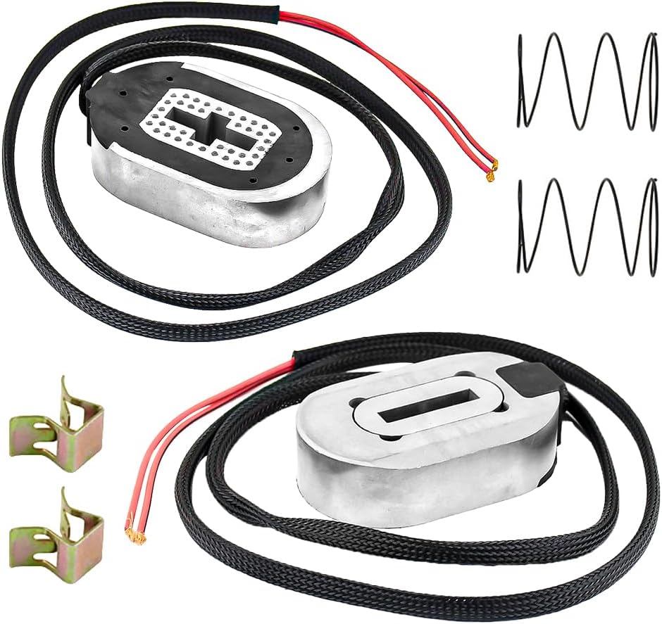 12.25" Electric Trailer Brake Magnet Kit, 2 Sets, Fit 9K to 10K lbs Axle Trailer, Rectangular Shape, Iron Material