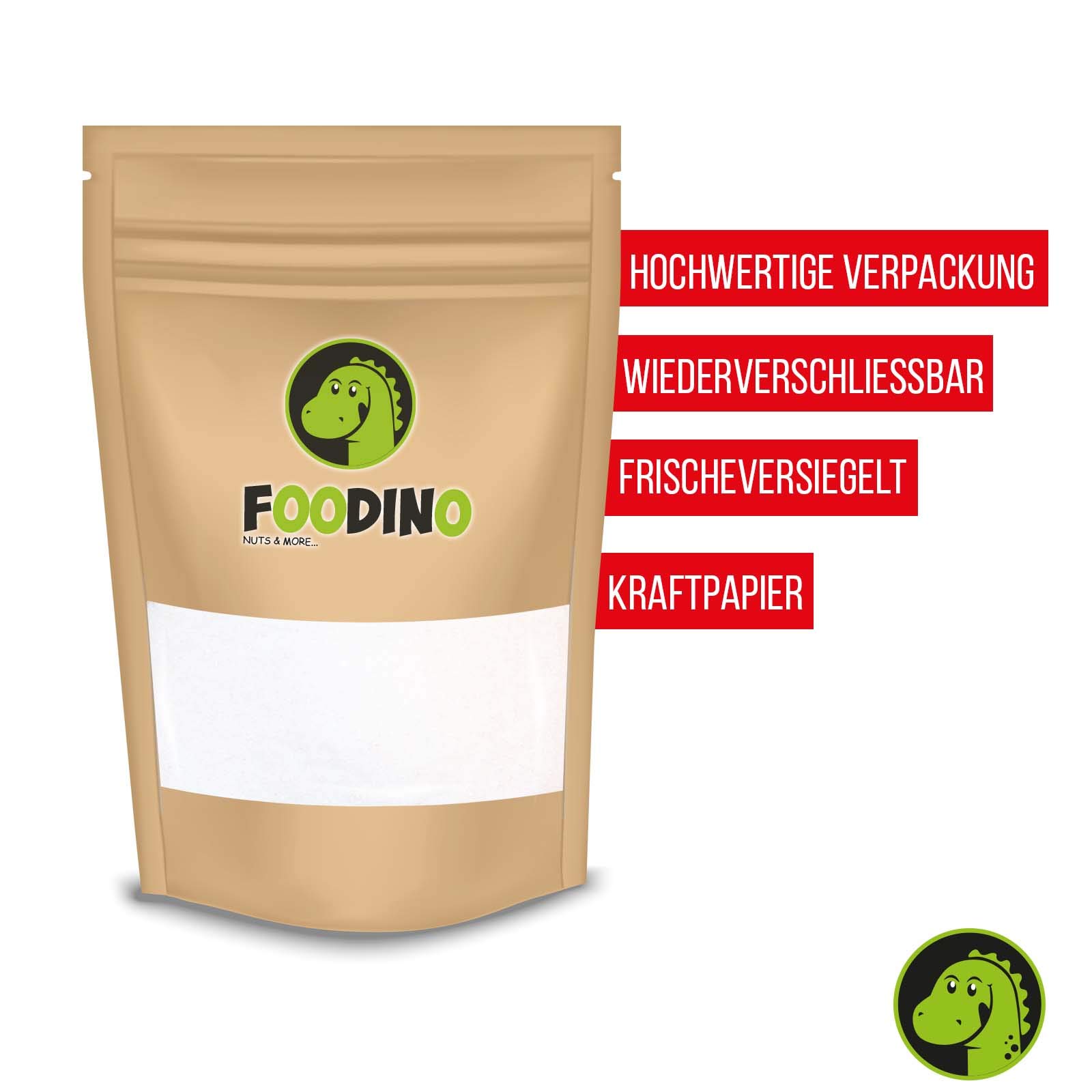 FOODINO 5kg Erythrit Erythritol Zuckerersatz kalorienfrei für Diabetiker