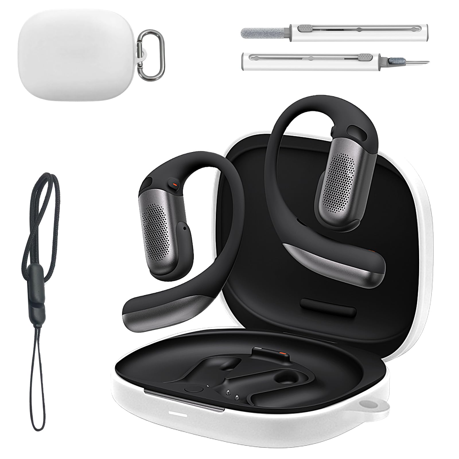 Amazon | Shokz OpenFit Proケースカバー、液体シリコンフルボディ保護