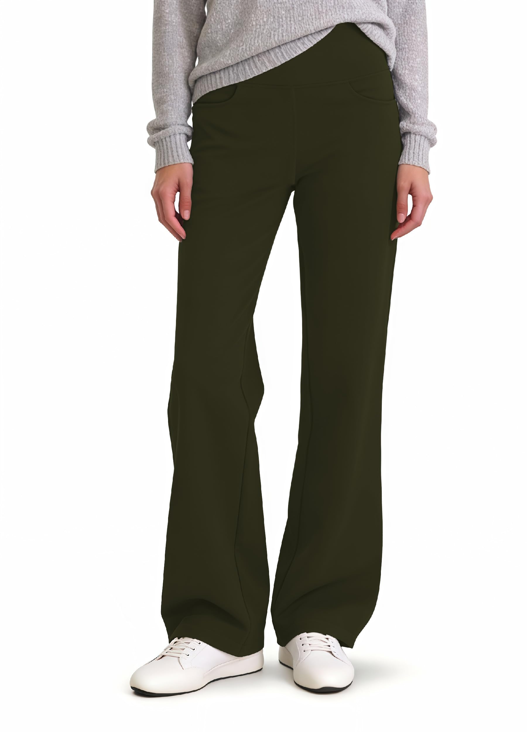 SAFORT Regular/Tall Bootcut Yoga Hose mit 71cm/76cm/81cm/86cm Schrittlänge Lange Bootleg-Hose Sporthose Lang