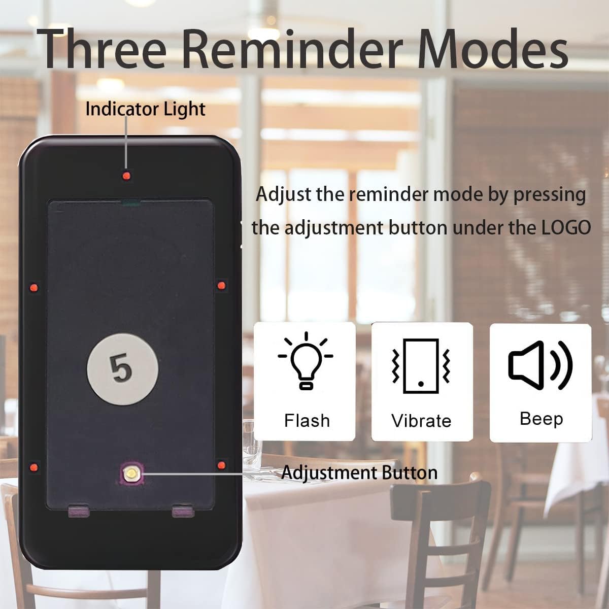 Restaurant Pager System,Pagers for Restaurants 1640ft Long Range,Social Distancing Keeping 16 Pagers and Buzzers,Waterproof Beepers Restaurants|Food Truck| Church Nursery|Cafe