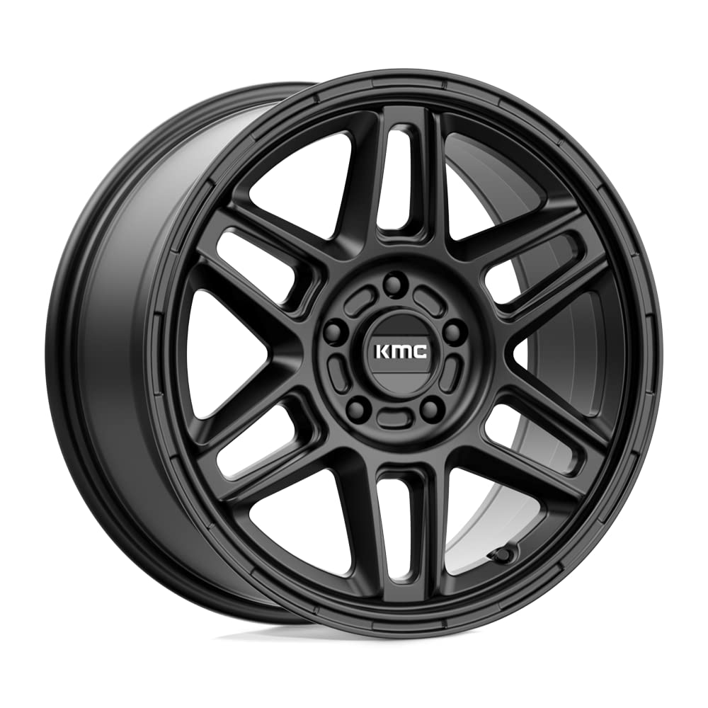 KM716 17X8 5X4.25 S-BLK 38MM 1 Wheel