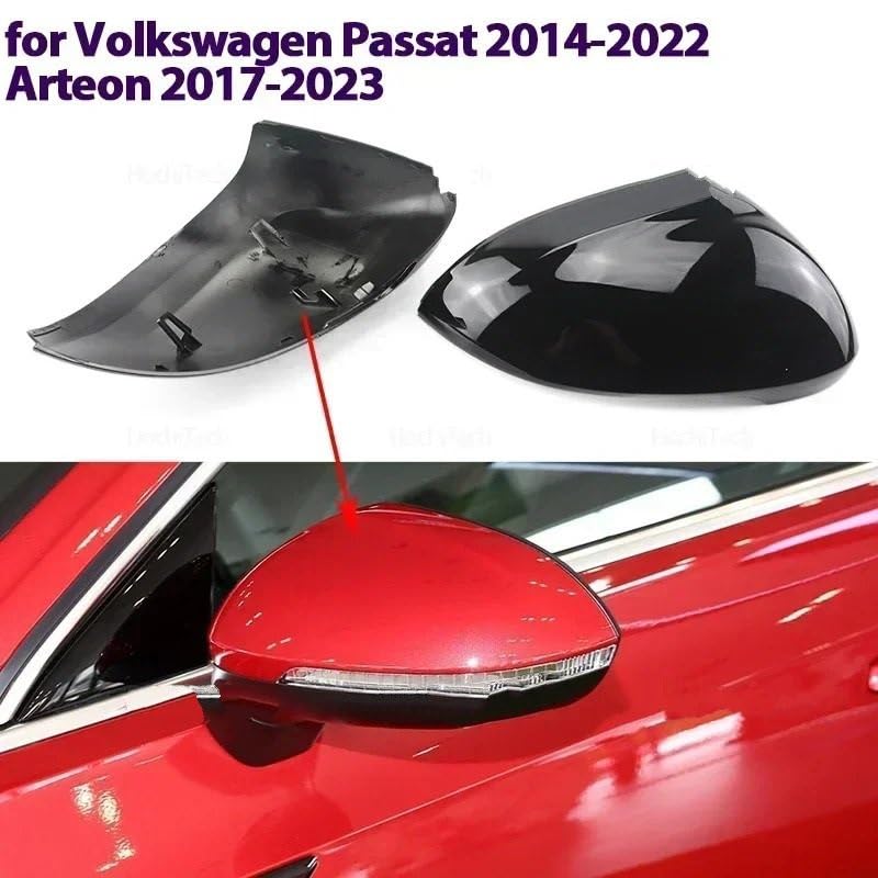 Rétroviseur inversé carbone Volkswagen pour look urbain et dynamique - 3
