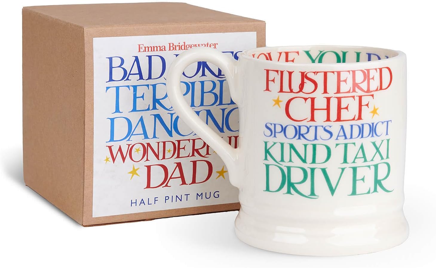 Rainbow Toast Wonderful Dad 1/2 Pint Mug (Gift Boxed)