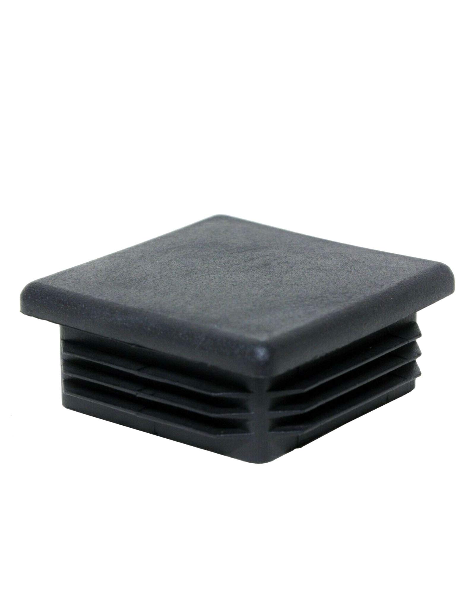 Black End Caps for Square Tubing - 2